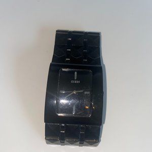 Guess black rectangle watch - Unique